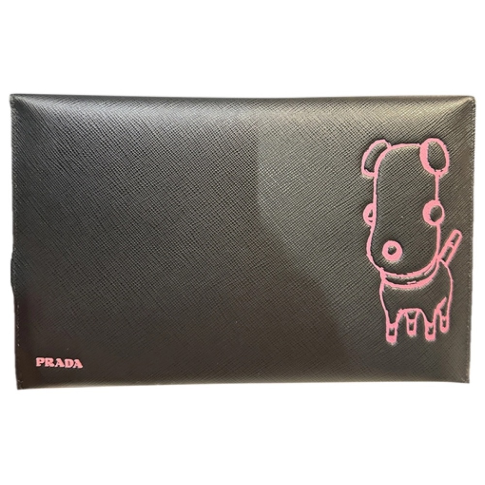 Authentic Prada Leather Clutch bags